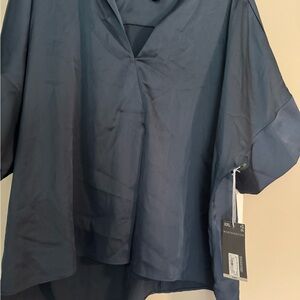Worthington Navy Blue Women's Blouse